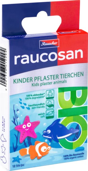 Raucosan Bio Kinderpflaster 12 Stück
