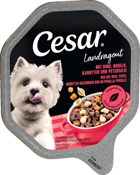 Cesar Landragout Rind, Nudeln & Karotten in Sauce 150g
