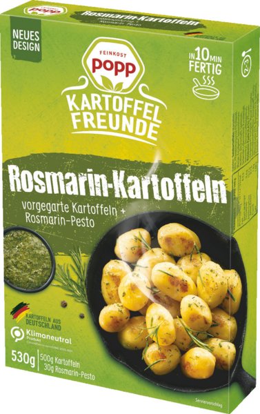 Popp Kartoffel Freunde Rosmarin-Kartoffeln 530g