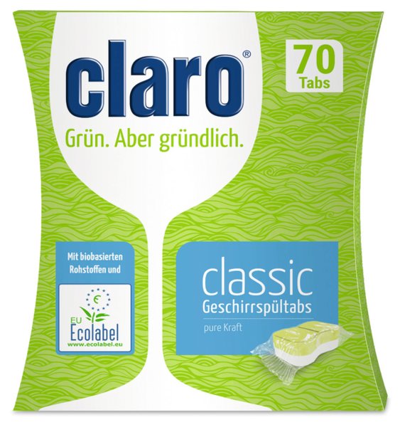 Claro Classic Geschirrspültabs 70 Stück