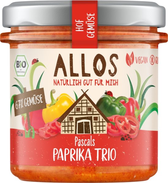 Allos Hof Gemüse Paprika Trio 135g