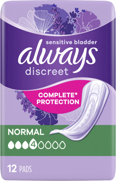 Always Discreet Inkontinenz Inkontinenz Normal 12 Stück