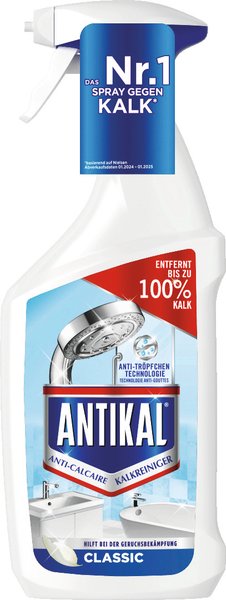 Antikal Entkalker Classic Spray 800ml