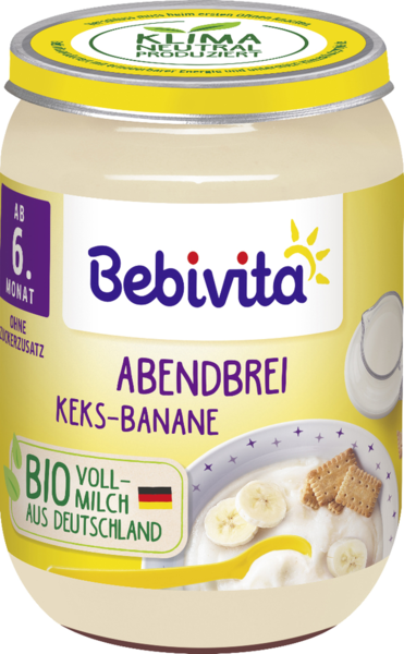 Bebivita Abendbrei Keks-Banane 190g