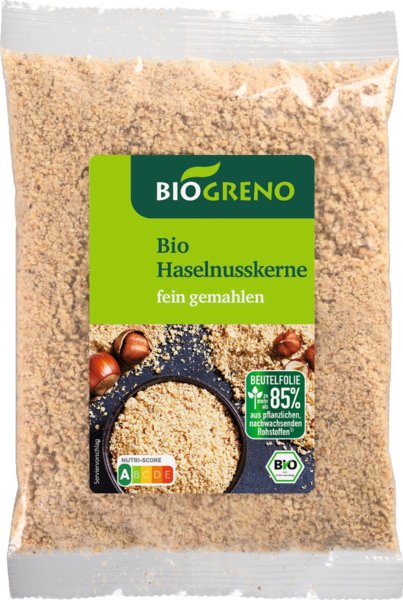 Biogreno Haselnusskerne fein gemahlen 100g