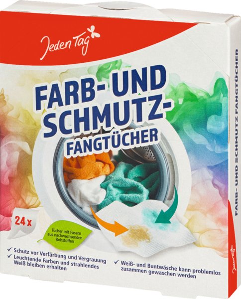Jeden Tag Farb- und Schmutzfangtücher 24 Stück