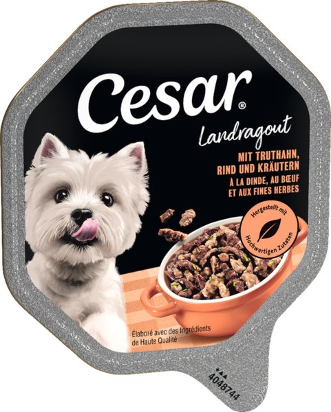 Cesar Landragout Truthahn, Rind & Kräuter 150g