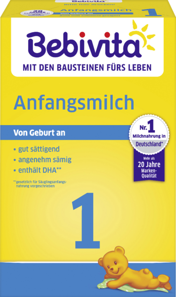 Bebivita 1 Anfangsmilch von Geburt an 500g