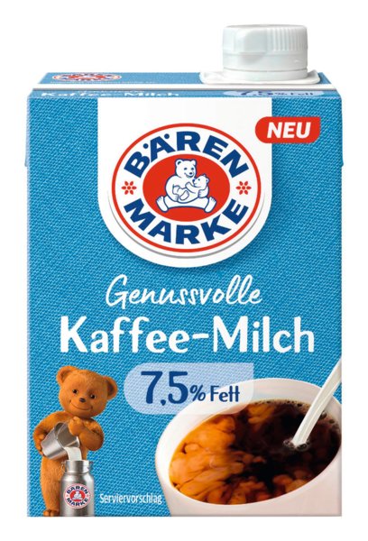 Bärenmarke Genussvolle Kaffee-Milch 7,5% Fett 340g