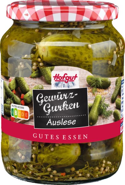 Hofgut Gewürzgurken Auslese 720ml