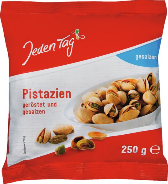 Jeden Tag Pistazien geröstet und gesalzen 250g
