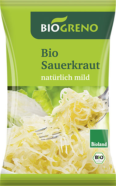 Biogreno Sauerkraut natürlich mild 520g