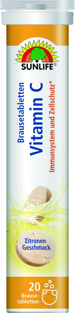 Sunlife Brausetabletten Vitamin C 20 Stück