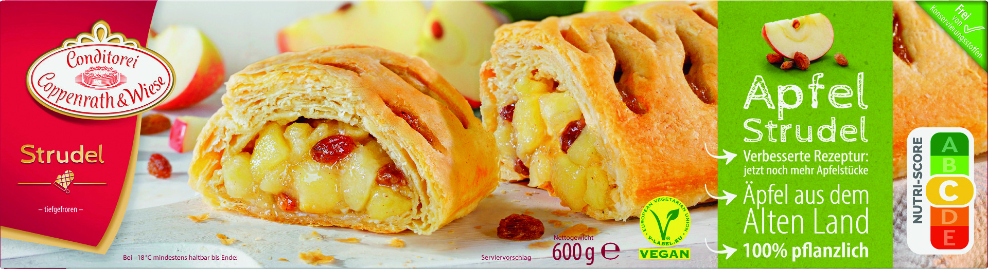 Conditorei Coppenrath & Wiese Apfelstrudel 600g