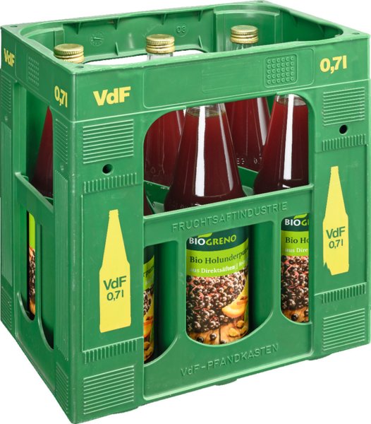 Biogreno Holunderpunsch 6/0,7l