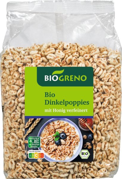 Biogreno Dinkelpoppies 200g