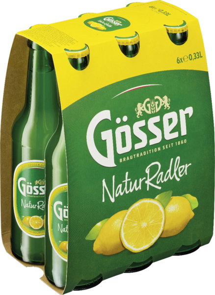Gösser NaturRadler 6/0,33l