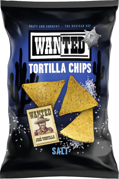 Wanted Tortilla Chips Salt 450g