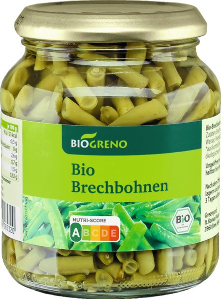 Biogreno Brechbohnen 340g