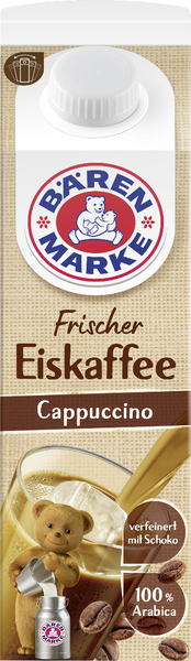Bärenmarke Frischer Eiskaffee Cappuccino 1l