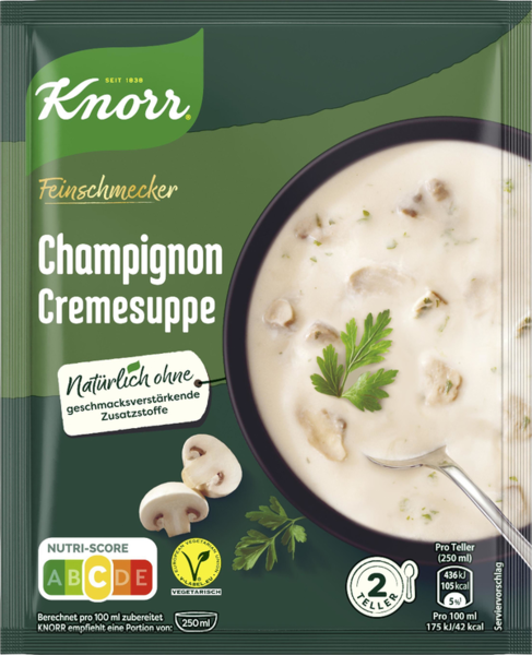 Knorr Feinschmecker Champignon Cremesuppe 500ml
