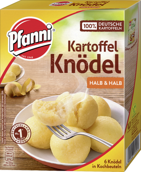 Pfanni 6 Kartoffelknödel Halb & Halb 200g