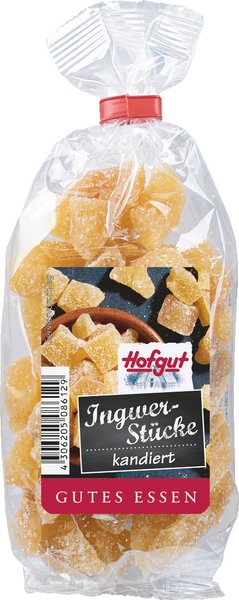 Hofgut Ingwer-Stücke kandiert 200g