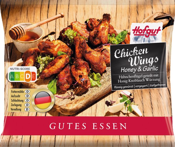 Hofgut Chicken Wings Honey & Garlic 750g