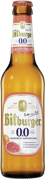 Bitburger Grapefruit Alkoholfrei 0,0% vol. 0,33l