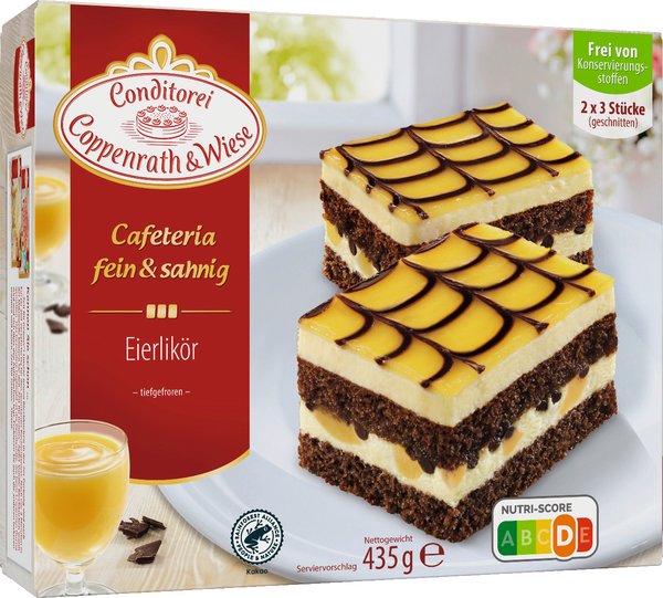 Conditorei Coppenrath & Wiese Cafeteria fein & sahnig Eierlikör 435g