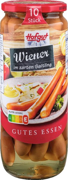 Hofgut Wiener Würstchen 10 Stück 500g