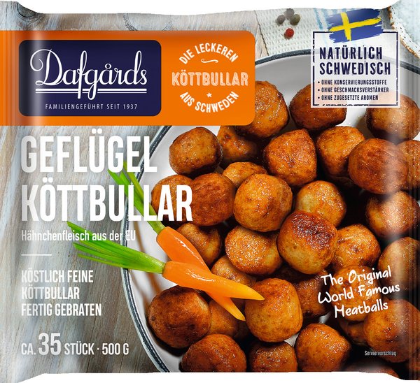 Dafgards Geflügel Köttbullar 500g