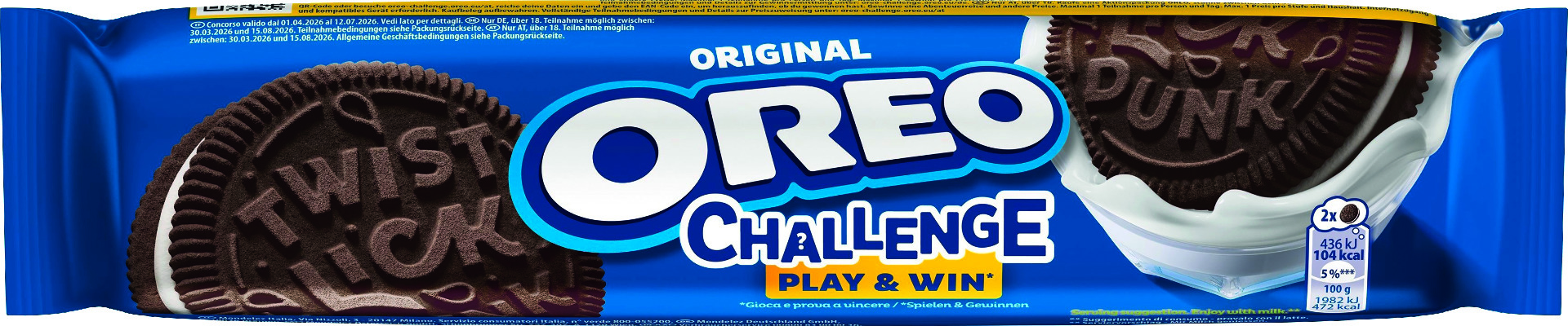 Oreo Original Vanille 154g