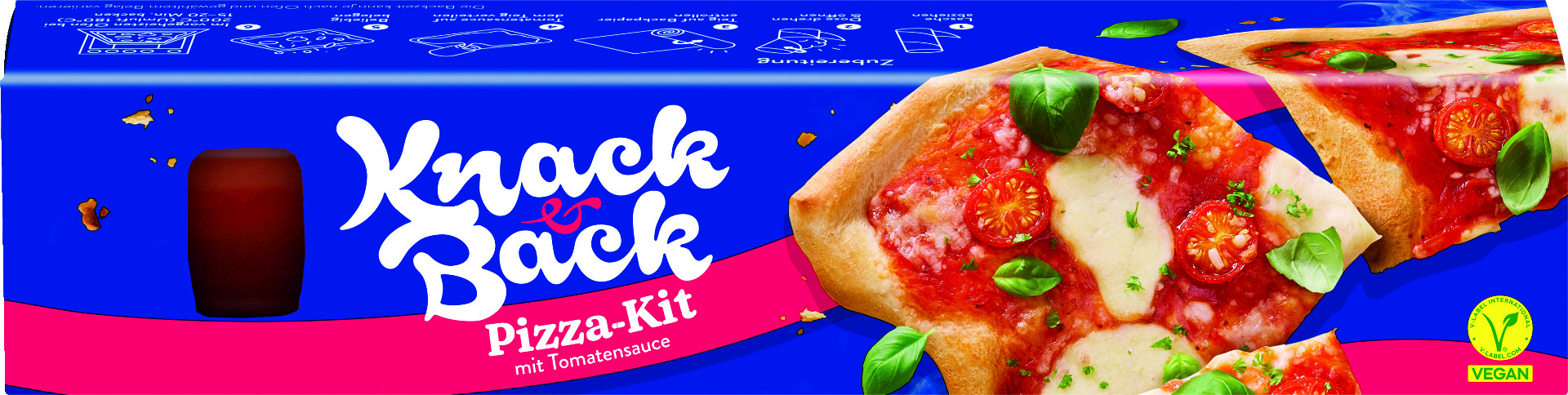 Knack & Back Pizza-Kit 600g