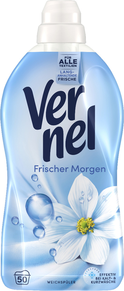 Vernel Weichspüler Frischer Morgen 50 Waschladungen 1,1l