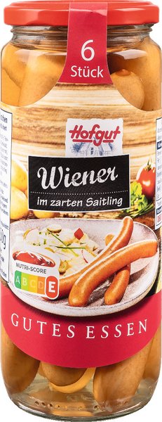 Hofgut Wiener Würstchen 6 Stück 250g