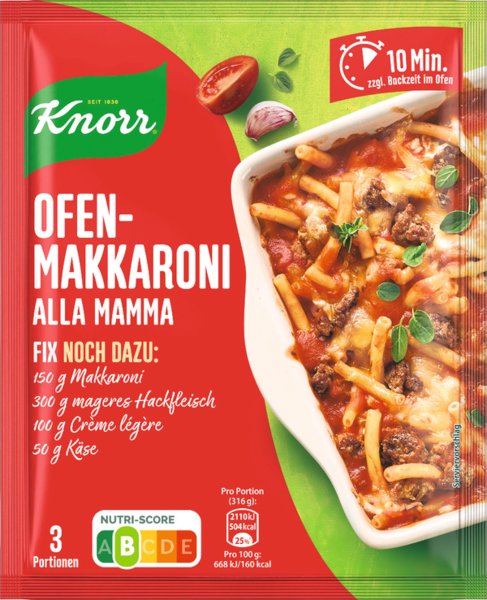 Knorr Fix Ofenmakkaroni alla Mamma 48g