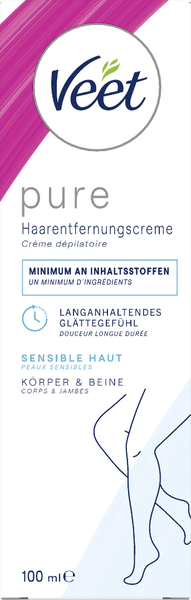 Veet pure Haarentfernungscreme sensible Haut 100ml