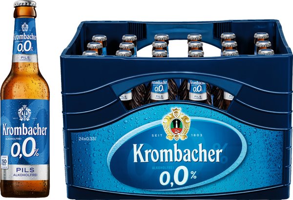 Krombacher Pils Alkoholfrei 0,0% 24/0,33l