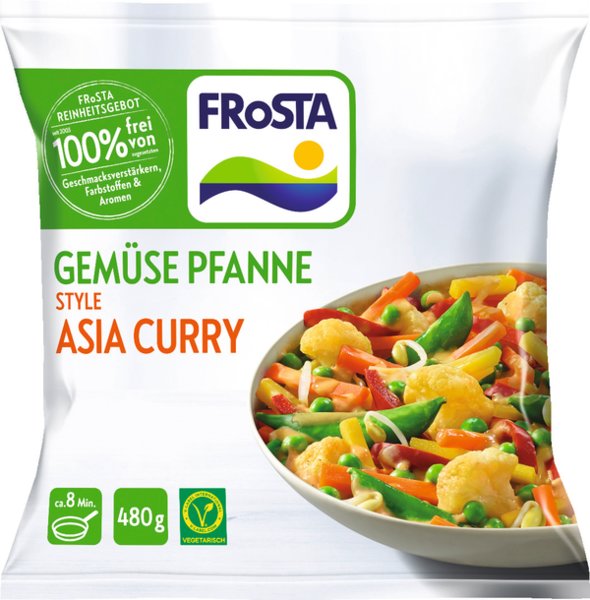 Frosta Gemüse Pfanne Style Asia Curry 480g