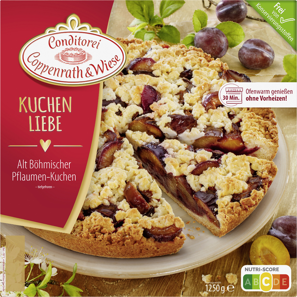Conditorei Coppenrath & Wiese Kuchenliebe Alt Böhmischer Pflaumen-Kuchen 1250g