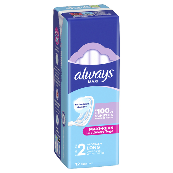 Always Maxi Damenbinden ProFresh Long 12 Stück