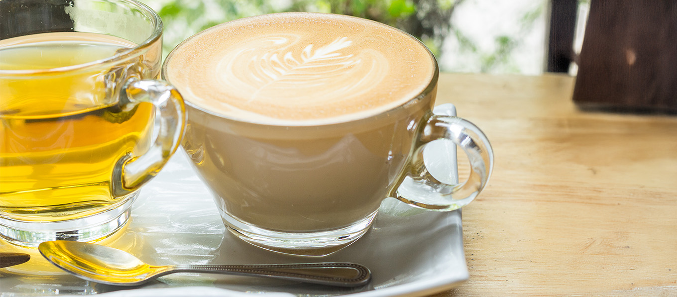 Kaffee Tee und Kakao