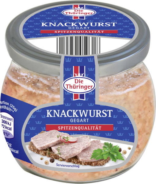 Die Thüringer Knackwurst gegart 130g