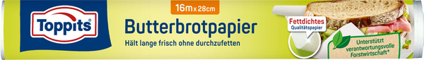 Toppits Butterbrotpapier 16m 