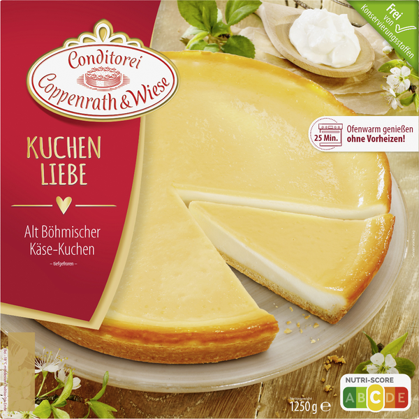 Conditorei Coppenrath & Wiese Kuchenliebe Alt Böhmischer Käse-Kuchen 1250g