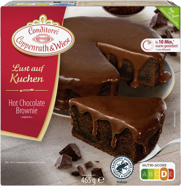 Conditorei Coppenrath & Wiese Lust auf Kuchen Hot Chocolate-Brownie 465g