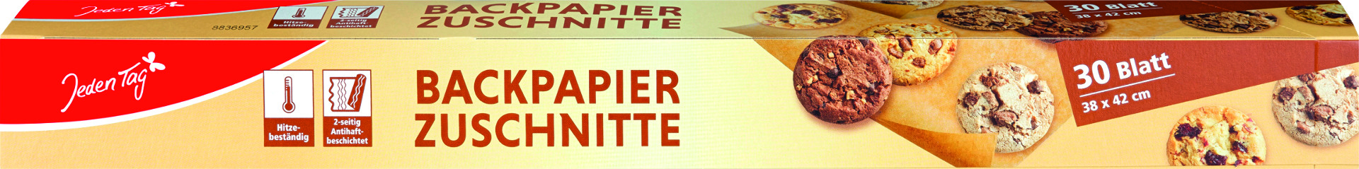 Jeden Tag Backpapierzuschnitte 30 Stück