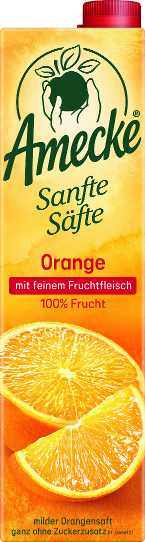 Amecke Citrus Orange mit Fruchtfleisch 1l