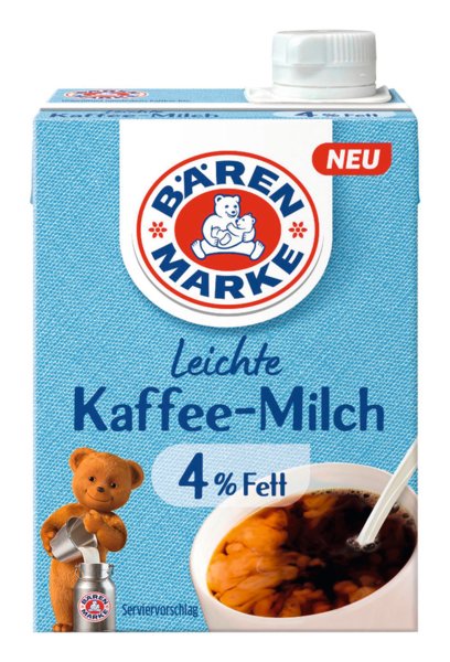 Bärenmarke Leichte Kaffee-Milch 4% Fett 340g